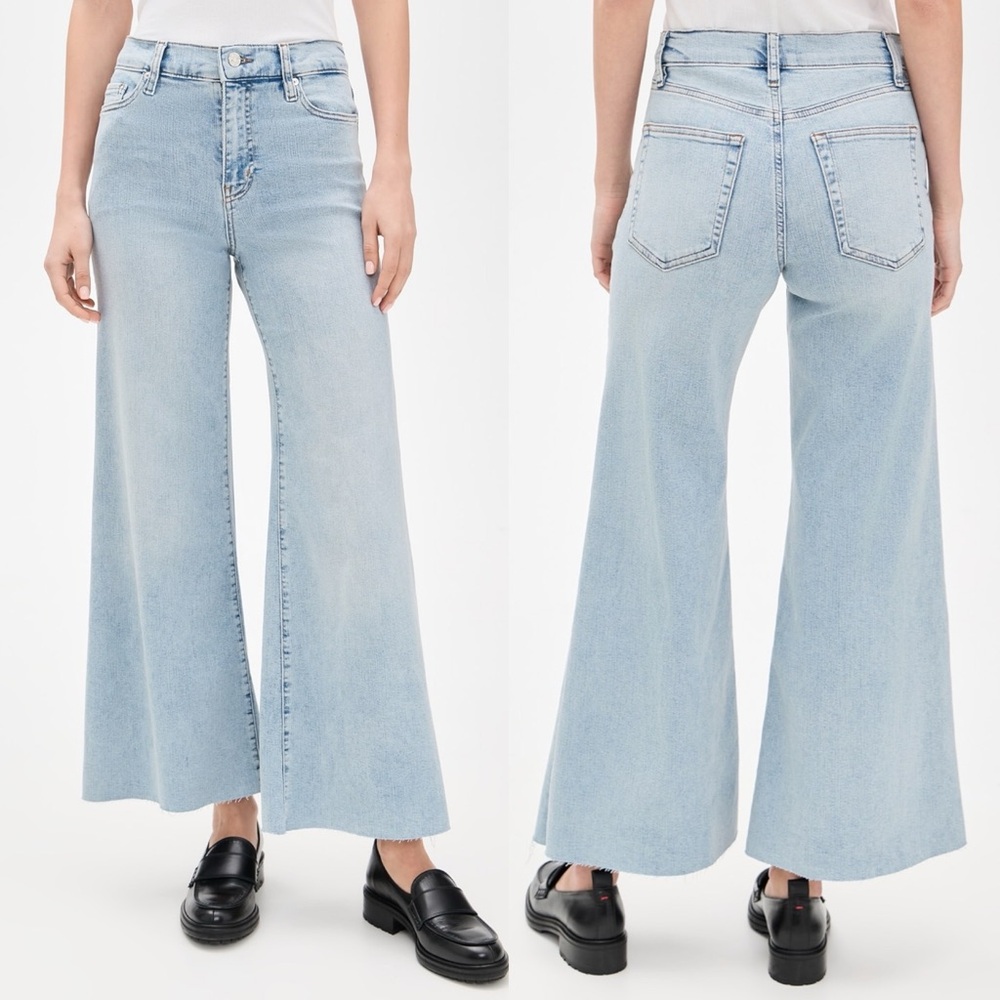 FRAME Le Palazzo Crop Raw Hem After Jeans  NEW Size 26